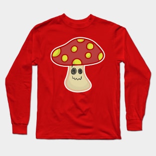 Cute Cartoon Mushroom T-Shirt Long Sleeve T-Shirt